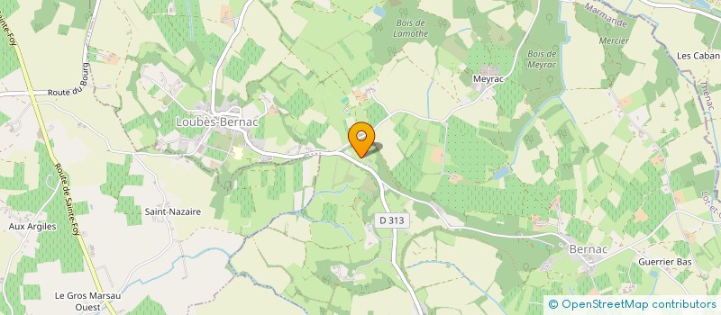 localisation de l'entreprise MADAME CHRISTELLE COMPAGNON  BALEYSSAGUES