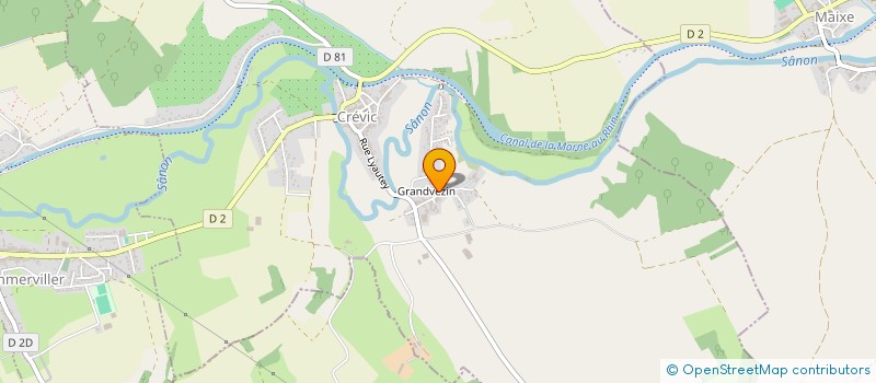 localisation de l'entreprise MADAME CHRISTELLE COMPPER  CREVIC