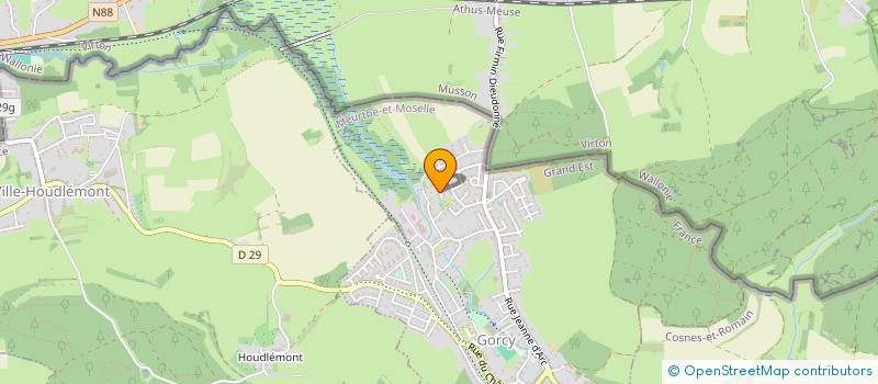 localisation de l'entreprise MADAME CHRISTELLE CONCHERO  GORCY