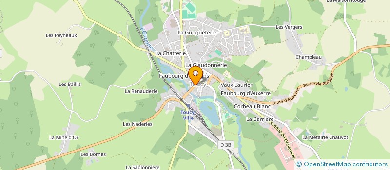 localisation de l'entreprise MADAME CHRISTELLE CONNAT à TOUCY