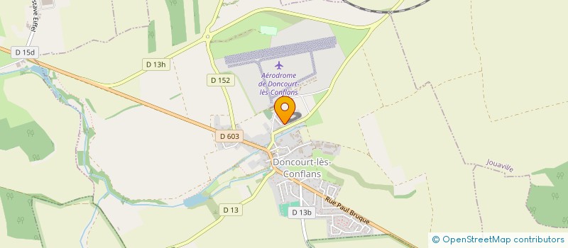 localisation de l'entreprise MADAME CHRISTELLE CONSTANTIN  DONCOURT-LES-CONFLANS