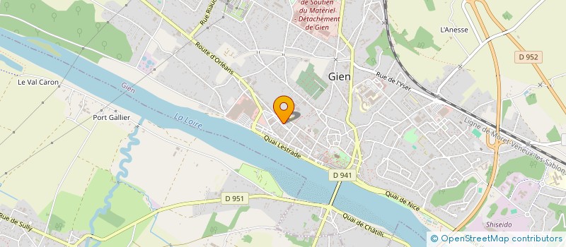 localisation de l'entreprise MADAME CHRISTELLE CONVERS à GIEN