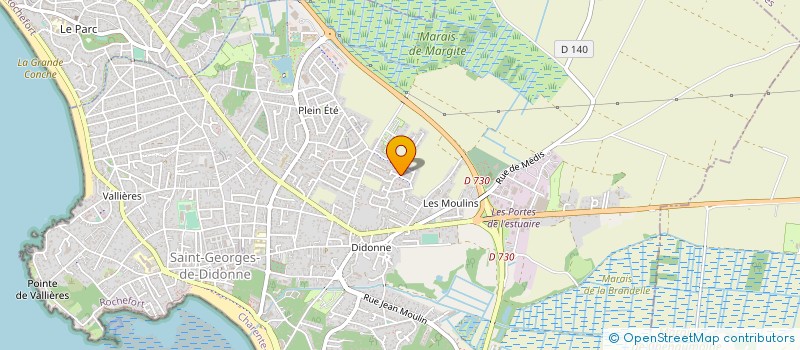 localisation de l'entreprise MADAME CHRISTELLE COQUET  SAINT-GEORGES-DE-DIDONNE