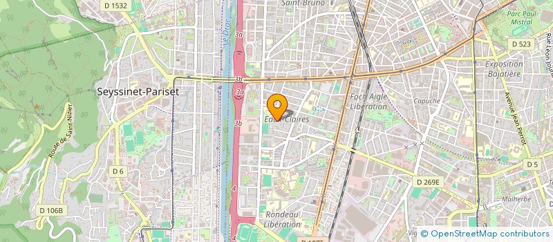 localisation de l'entreprise MADAME CHRISTELLE COQUET  GRENOBLE