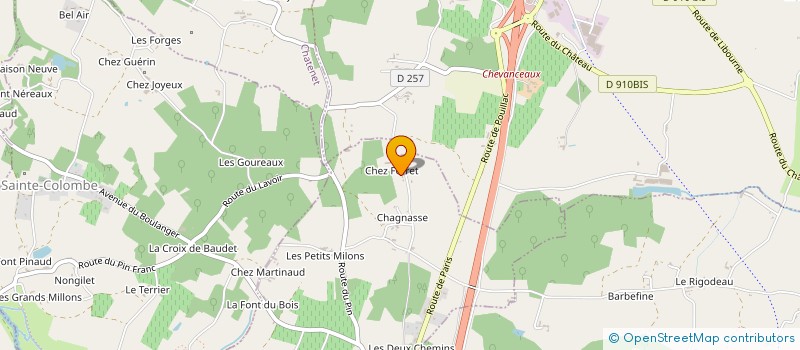 localisation de l'entreprise MADAME CHRISTELLE CORMELIER  POUILLAC