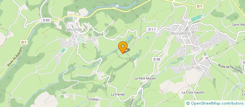 localisation de l'entreprise MADAME CHRISTELLE CORNET  NERONDE