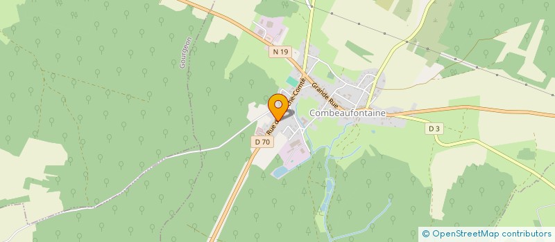 localisation de l'entreprise MADAME CHRISTELLE CORNEVEAUX  COMBEAUFONTAINE