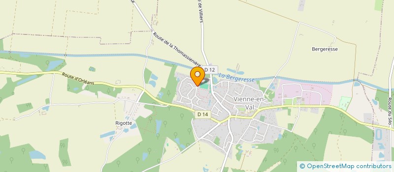 localisation de l'entreprise MADAME CHRISTELLE COUDRAY  VIENNE-EN-VAL