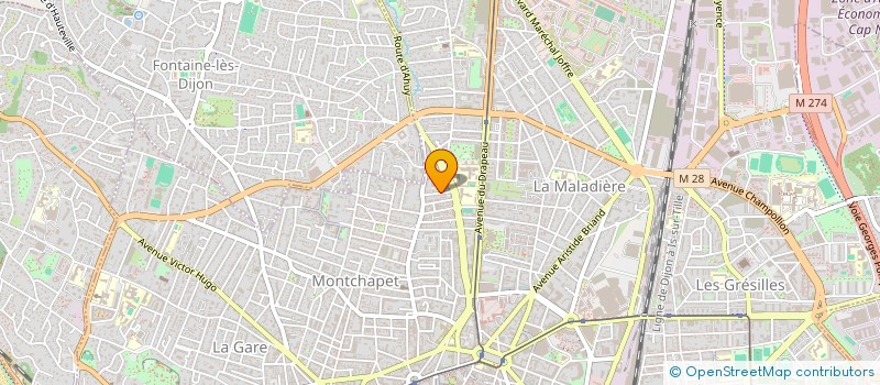 localisation de l'entreprise MADAME CHRISTELLE COULON  DIJON