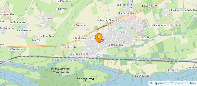 localisation de l'entreprise MADAME CHRISTELLE COURAUD  VAIR-SUR-LOIRE