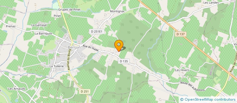 localisation de l'entreprise MADAME CHRISTELLE COUREAU  BERSON