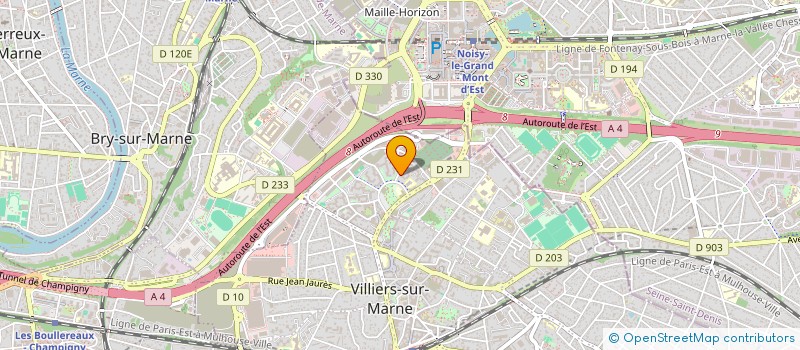 localisation de l'entreprise MADAME CHRISTELLE COUSIN  VILLIERS-SUR-MARNE