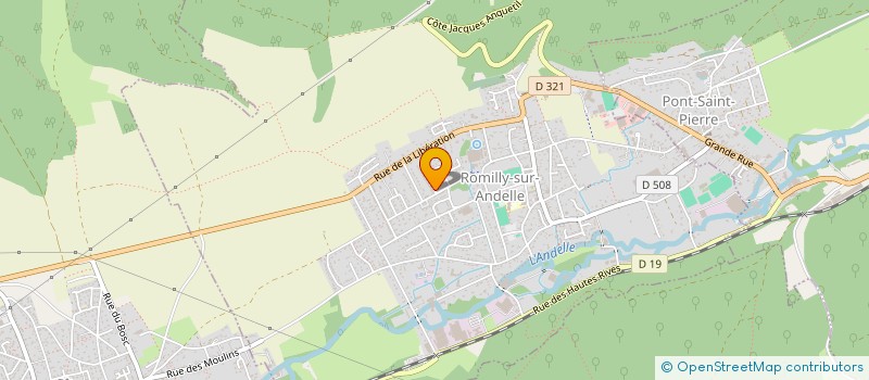 localisation de l'entreprise MADAME CHRISTELLE COUSIN  ROMILLY-SUR-ANDELLE