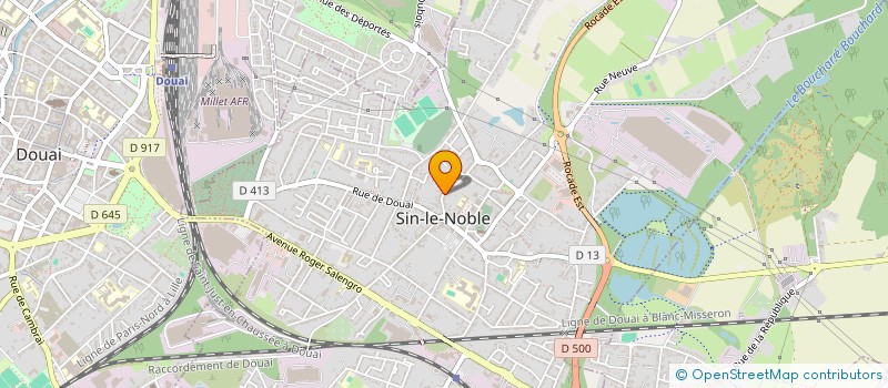 localisation de l'entreprise MADAME CHRISTELLE COUTEAU  SIN-LE-NOBLE