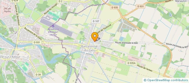 localisation de l'entreprise MADAME CHRISTELLE CRERONESI  BARCELONNE-DU-GERS