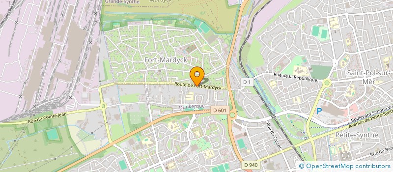 localisation de l'entreprise MADAME CHRISTELLE CRETON à DUNKERQUE