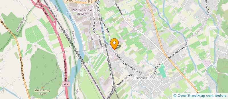 localisation de l'entreprise MADAME CHRISTELLE CRISTIANO  CHEVAL-BLANC