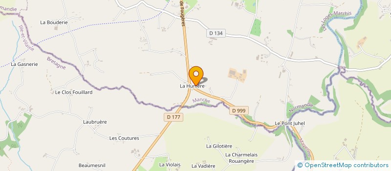 localisation de l'entreprise MADAME CHRISTELLE CROCHER à LES LOGES-MARCHIS