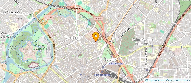 localisation de l'entreprise MADAME CHRISTELLE CRUCHET à LILLE