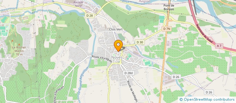 localisation de l'entreprise MADAME CHRISTELLE CUCARELLA  NOVES