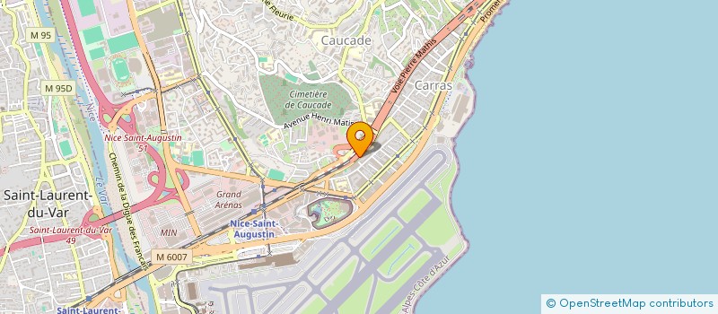 localisation de l'entreprise MADAME CHRISTELLE D ANDREA  NICE