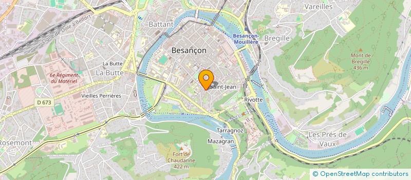 localisation de l'entreprise MADAME CHRISTELLE D'ENGREMONT à BESANCON