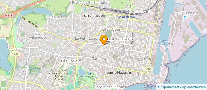 localisation de l'entreprise MADAME CHRISTELLE DA SILVA  SAINT-NAZAIRE