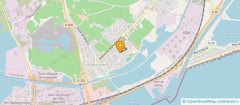 localisation de l'entreprise MADAME CHRISTELLE DAGATTI à FRONTIGNAN