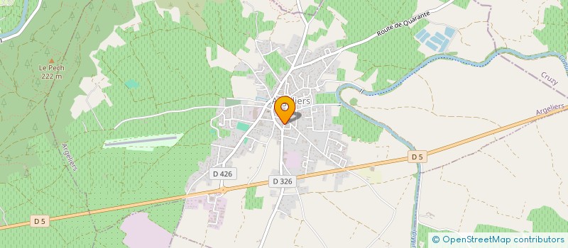 localisation de l'entreprise MADAME CHRISTELLE DAGUY  ARGELIERS