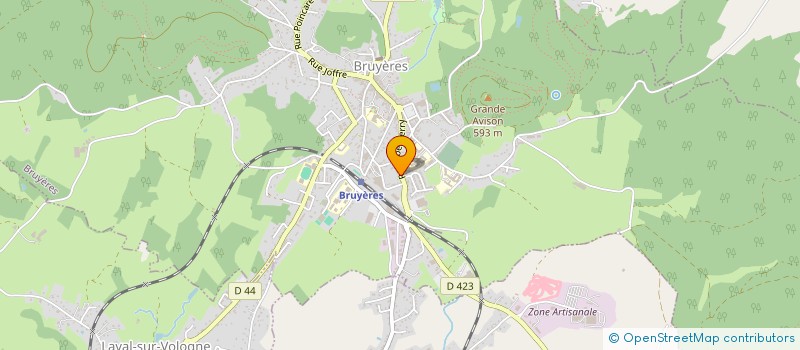 localisation de l'entreprise MADAME CHRISTELLE DAL-POZ  BRUYERES