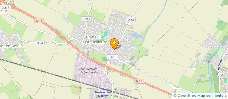 localisation de l'entreprise MADAME CHRISTELLE DALPIAZ  COURSEULLES-SUR-MER