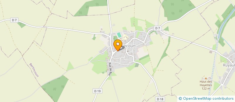 localisation de l'entreprise MADAME CHRISTELLE DANCHIN  BERTINCOURT