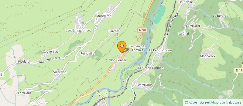localisation de l'entreprise MADAME CHRISTELLE DANIEL à LA PLAGNE TARENTAISE