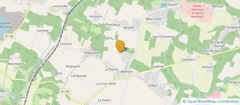 localisation de l'entreprise MADAME CHRISTELLE DANTAS à SAINT-NOLFF