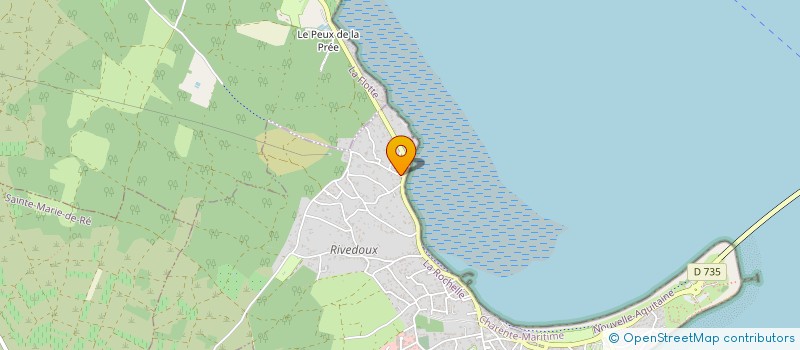 localisation de l'entreprise MADAME CHRISTELLE DAREAU  RIVEDOUX-PLAGE