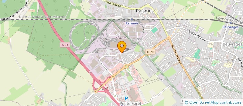 localisation de l'entreprise MADAME CHRISTELLE DAUBRESSE  PETITE FORET