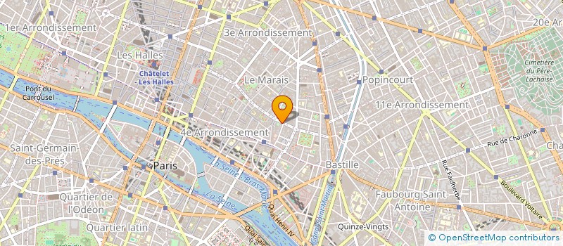 localisation de l'entreprise MADAME CHRISTELLE DAUDIN  PARIS