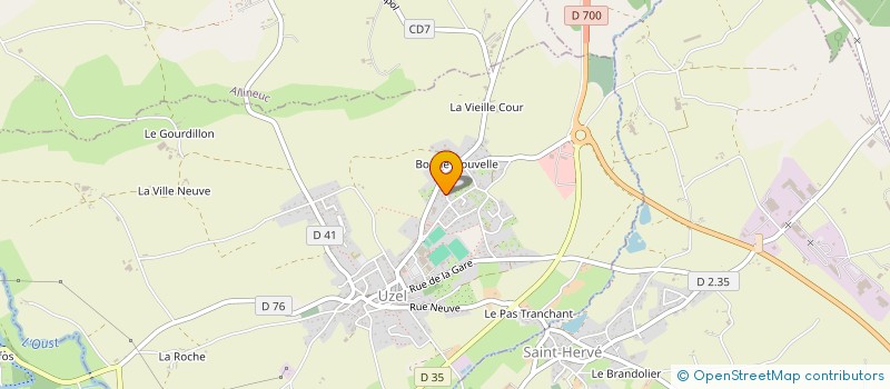 localisation de l'entreprise MADAME CHRISTELLE DAVID  SAINT-THELO