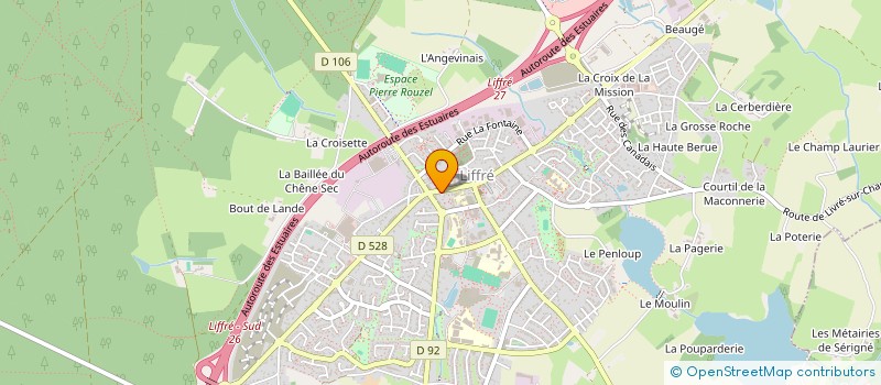 localisation de l'entreprise MADAME CHRISTELLE DAVOINE à LIFFRE