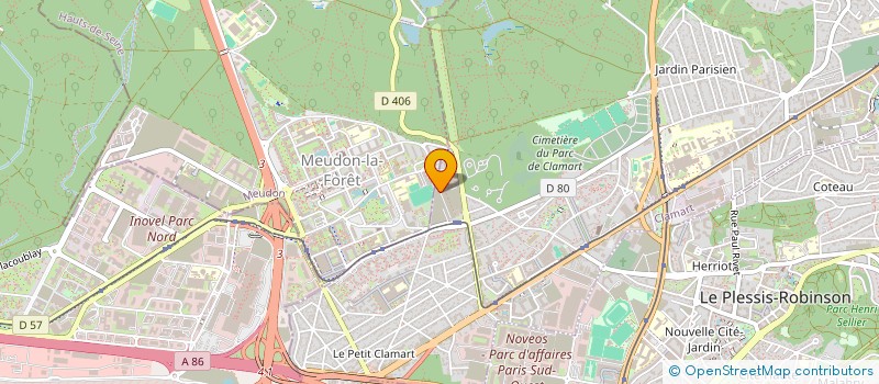localisation de l'entreprise MADAME CHRISTELLE DE BONFILS à CLAMART