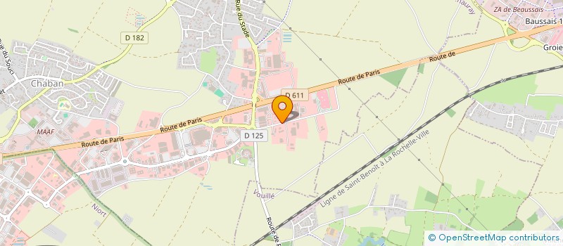 localisation de l'entreprise MADAME CHRISTELLE DE MIL  CHAURAY