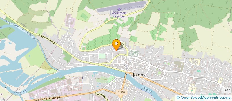 localisation de l'entreprise MADAME CHRISTELLE DE OLIVEIRA  JOIGNY