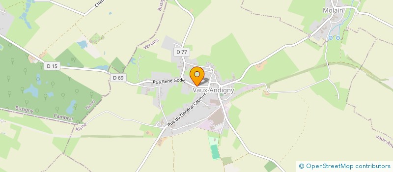 localisation de l'entreprise MADAME CHRISTELLE DE WYNDT  VAUX-ANDIGNY