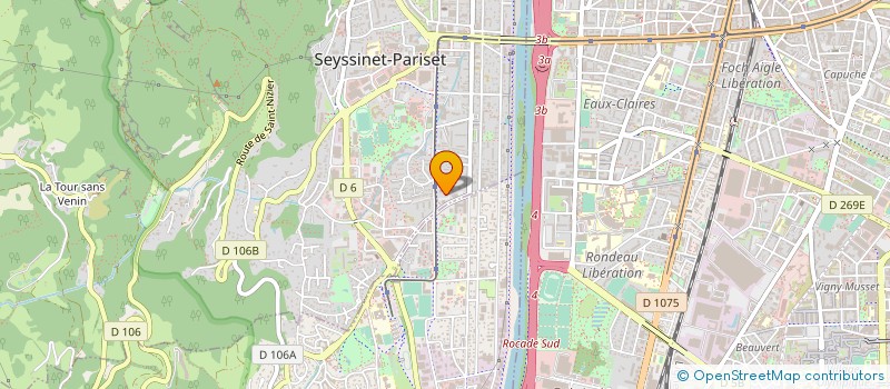 localisation de l'entreprise MADAME CHRISTELLE DEBRUILLE à SEYSSINET-PARISET