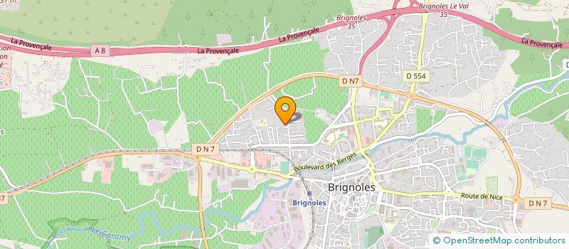 localisation de l'entreprise MADAME CHRISTELLE DEDENON à BRIGNOLES