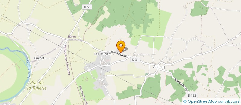localisation de l'entreprise MADAME CHRISTELLE DEGRUMELLE à RUFFEC