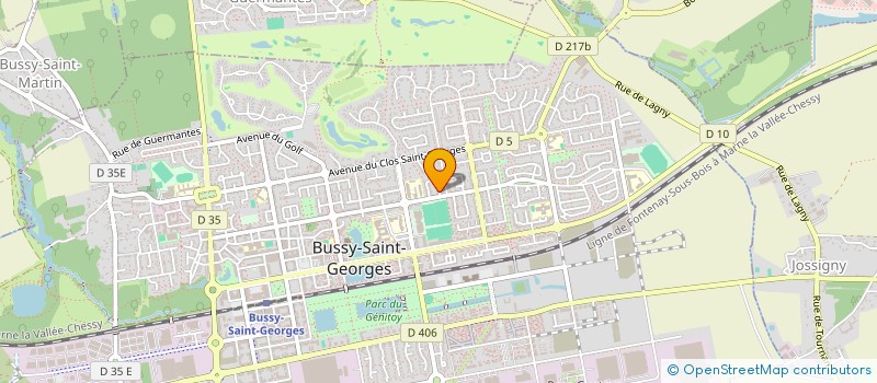 localisation de l'entreprise MADAME CHRISTELLE DEHOVE  BUSSY-SAINT-GEORGES