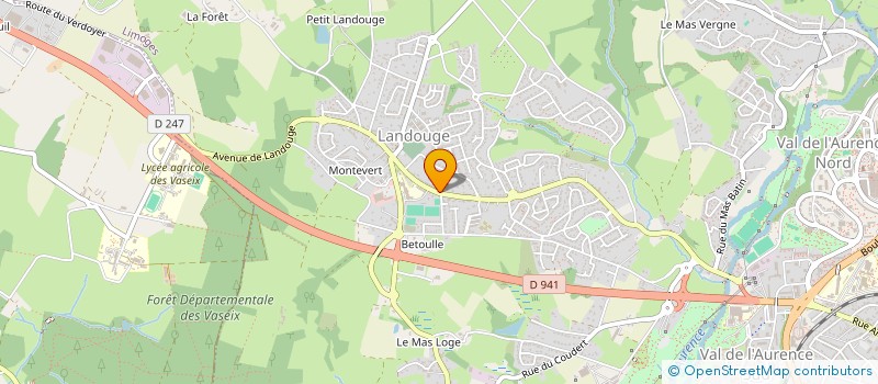 localisation de l'entreprise MADAME CHRISTELLE DELAGE à LIMOGES