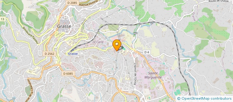 localisation de l'entreprise MADAME CHRISTELLE DELARCHE  GRASSE