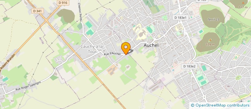 localisation de l'entreprise MADAME CHRISTELLE DELATTRE-SARTEL  CAUCHY-A-LA-TOUR